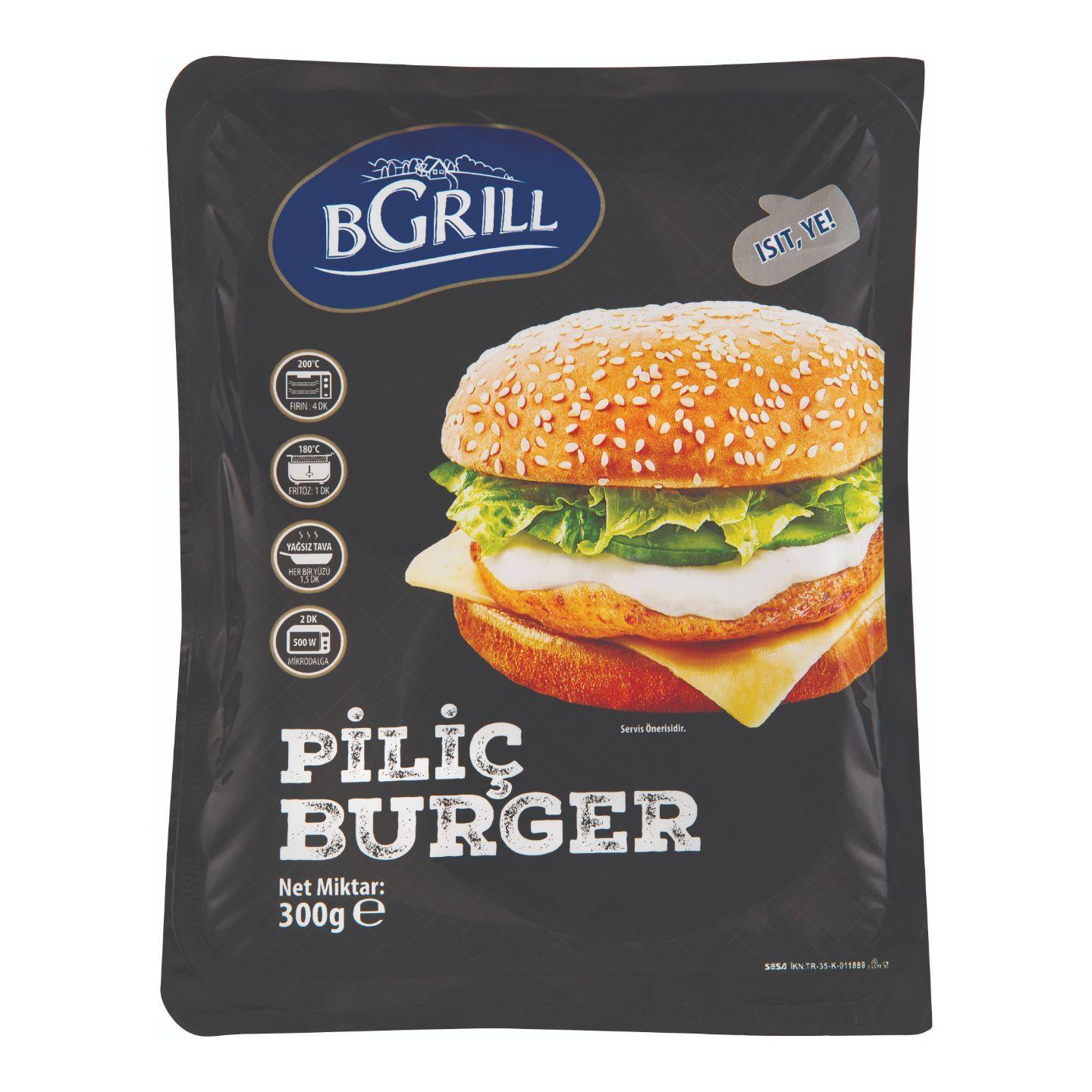 Bgrill Piliç Burger 300 Gr