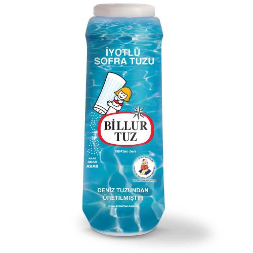 Billur Tuz İyotlu Sofra Tuzu Pet 500 Gr