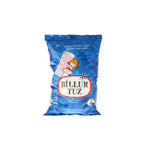 Billur Tuz Rafine İyotlu Sofra Tuzu 1.5 Kg