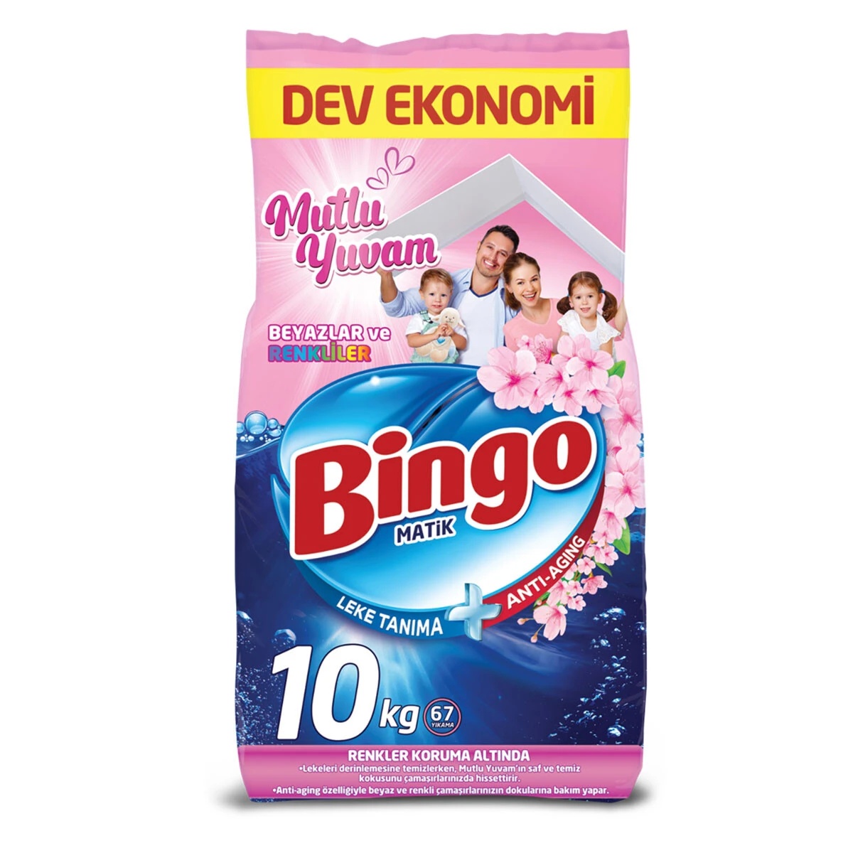 Bingo Mutlu Yuvam Toz Deterjan 10 Kg