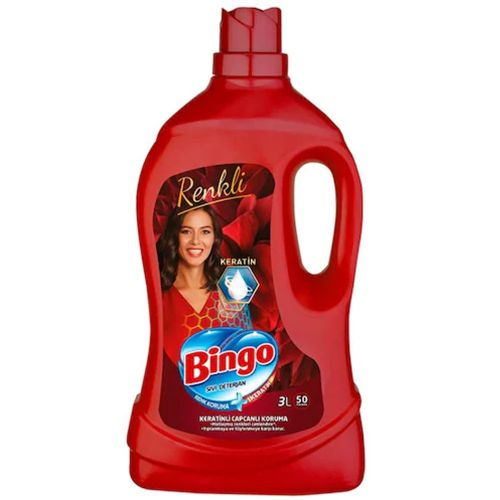 Bingo Renkli Sıvı Deterjan 3 Lt