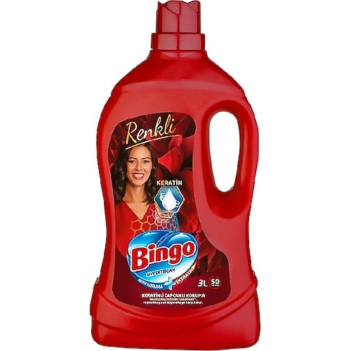 Bingo Sıvı Deterjan Renkli Capcanlı Koruma 3 Lt