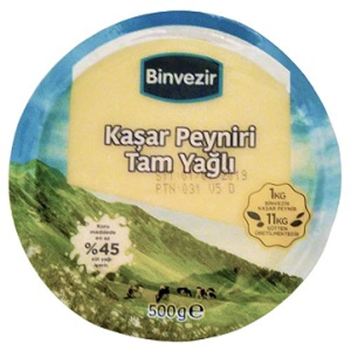 Binvezir Taze Kaşar 500 Gr