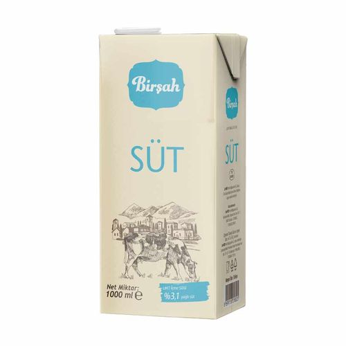 Birşah Süt Tam Yağlı 1 Lt