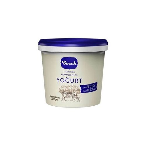 Birşah Yoğurt Yarım Yağlı 2 Kg
