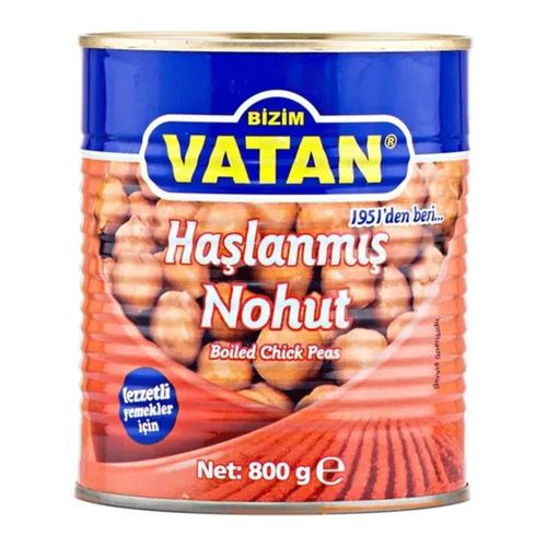 Bizim Vatan Haşlanmış Nohut 800 Gr