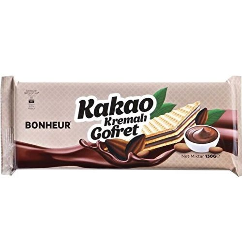 Bonheur Kakao Kremalı Gofret 130 Gr