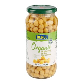 Burcu Organik Haşlanmış Nohut 600 Gr