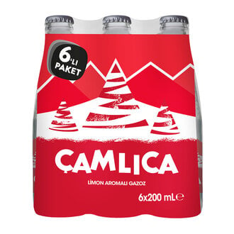 Çamlıca Limon Aromalı Gazoz 6x200 Ml