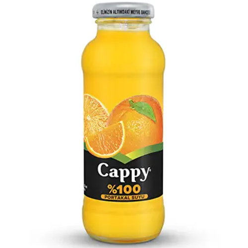 Cappy %100 Portakal 250 Ml Cam