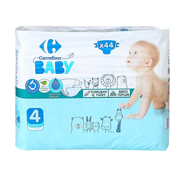 Carrefour Baby (4) Maxi 44 Adet