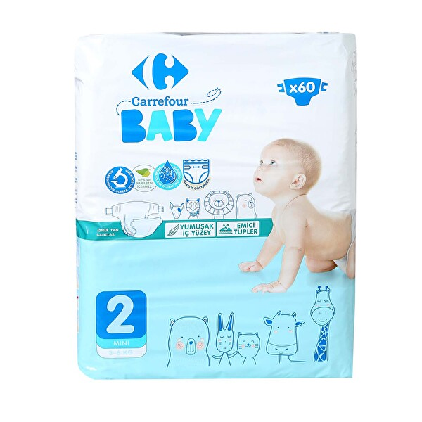 Carrefour Baby Mini 2 Numara 60 Adet