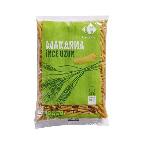 Carrefour İnce Uzun Makarna 500 Gr