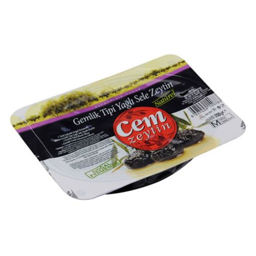 Cem Yagli Sele Zeytin 351-380 Vakum 200 Gr