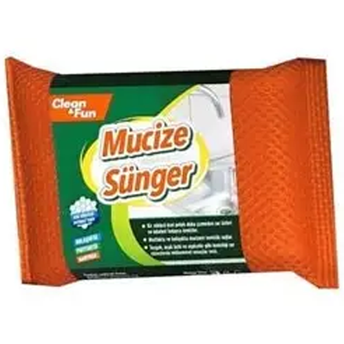 Clean&fun Bulaşık Süngeri Mucize Adet