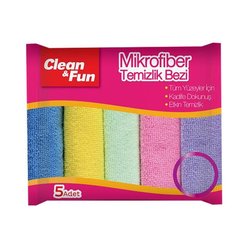 Clean&Fun Temizlik Bezi 5 Adet