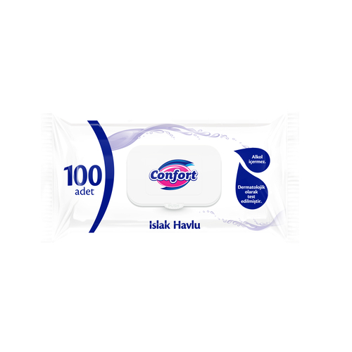 Confort Islak Havlu 100 Adet