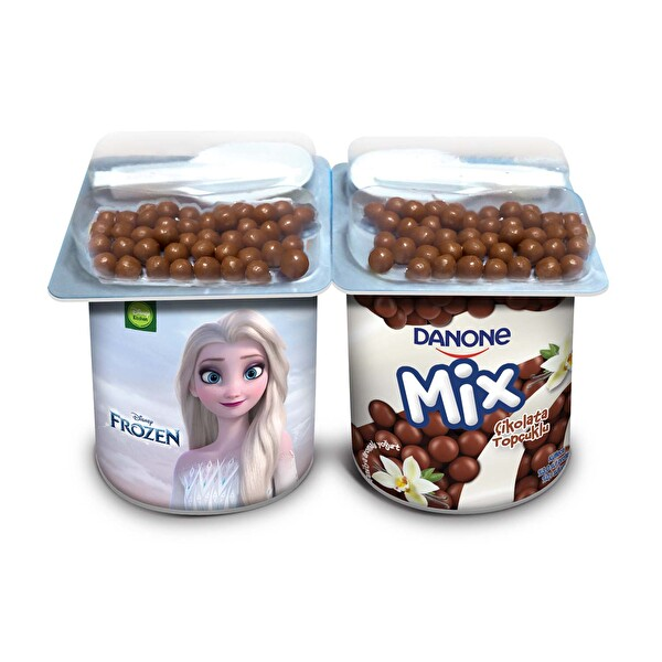 Danone Mix Çikolata Topu Vanilya Aromalı Yoğurt 180 Gr