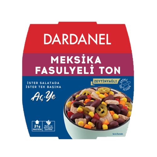 Dardanel Meksika Fasulyeli Aç Ye 160 Gr