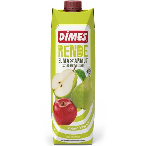 Dimes %100 Rende Elma Armut Suyu 1 Lt