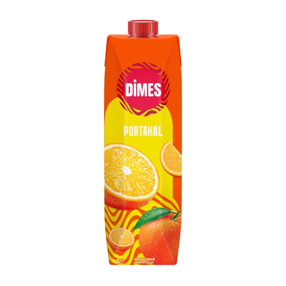 Dimes Portakal Meyveli İçecek Pet 1 Lt