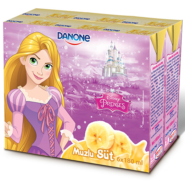 Disney Muz Aromalı Süt 1080 Ml