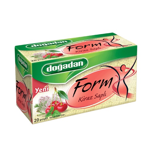 Doğadan Form Çay Kiraz Saplı 20 Adet 36 Gr
