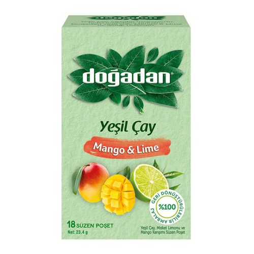 Doğadan Mango & Lime Yeşil Çay 23 Gr