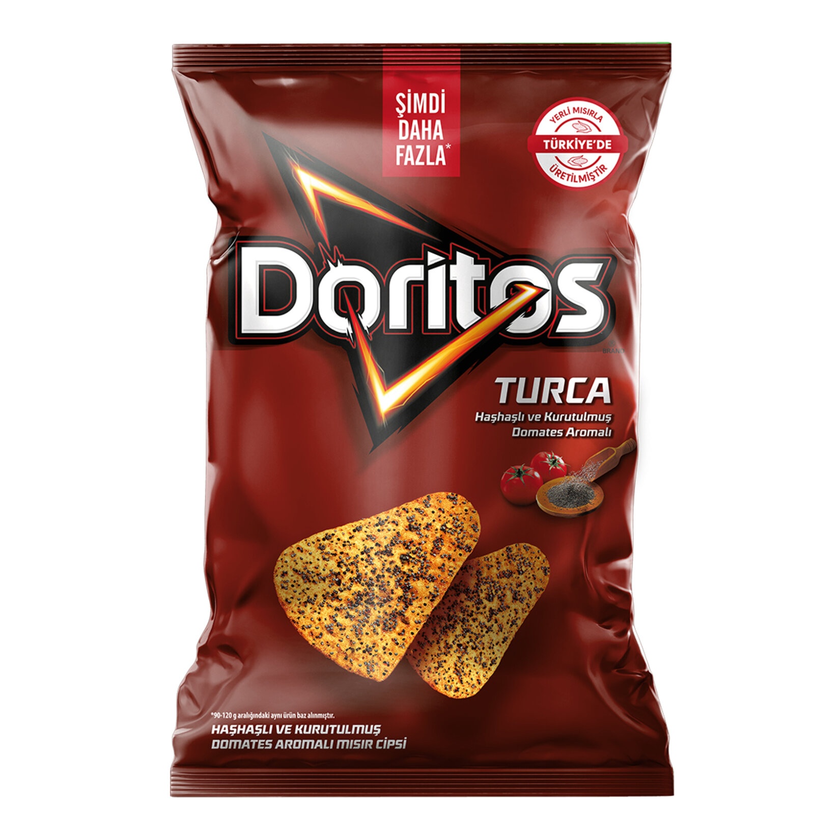 Doritos Haşhaş & Domates Mısır Cipsi 130 Gr