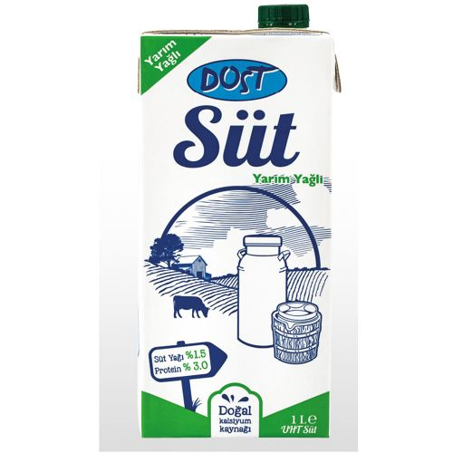Dost %1.5 Yağlı Süt 1 Lt