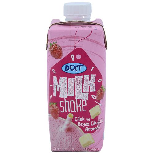 Dost Muzlu ve Çilekli Milkshake 330 Ml