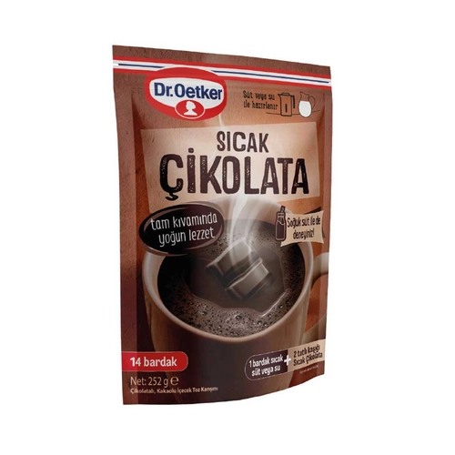 Dr. Oetker Toz İçecek Sıcak Çikolata 252 gr