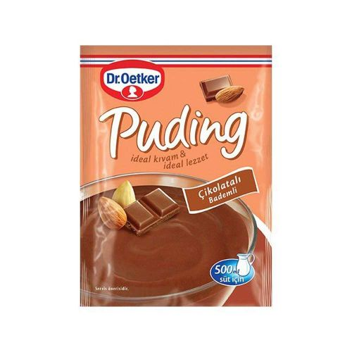 Dr. Oetker Puding Çikolata Badem 104 Gr