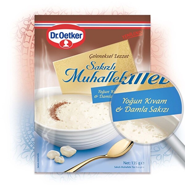 Dr. Oetker Sakızlı Muhallebi 135 Gr