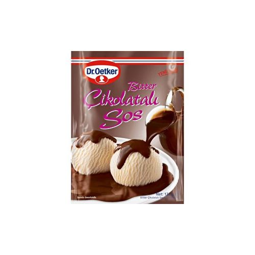Dr. Oetker Tatlı Sos Bitter Çikolata 122 Gr