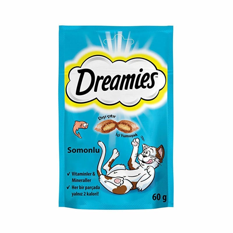 Dreamies Somonlu Kedi Ödül Maması 60 Gr