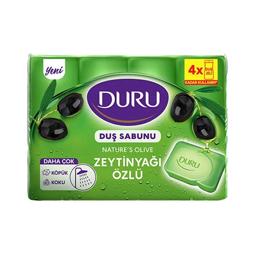 Duru Duş Sabunu Zeytinyağı Özlü 4 x 150 GR