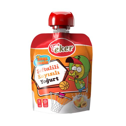 Eker Şeftali Kayısılı Yoğurt 65 Gr
