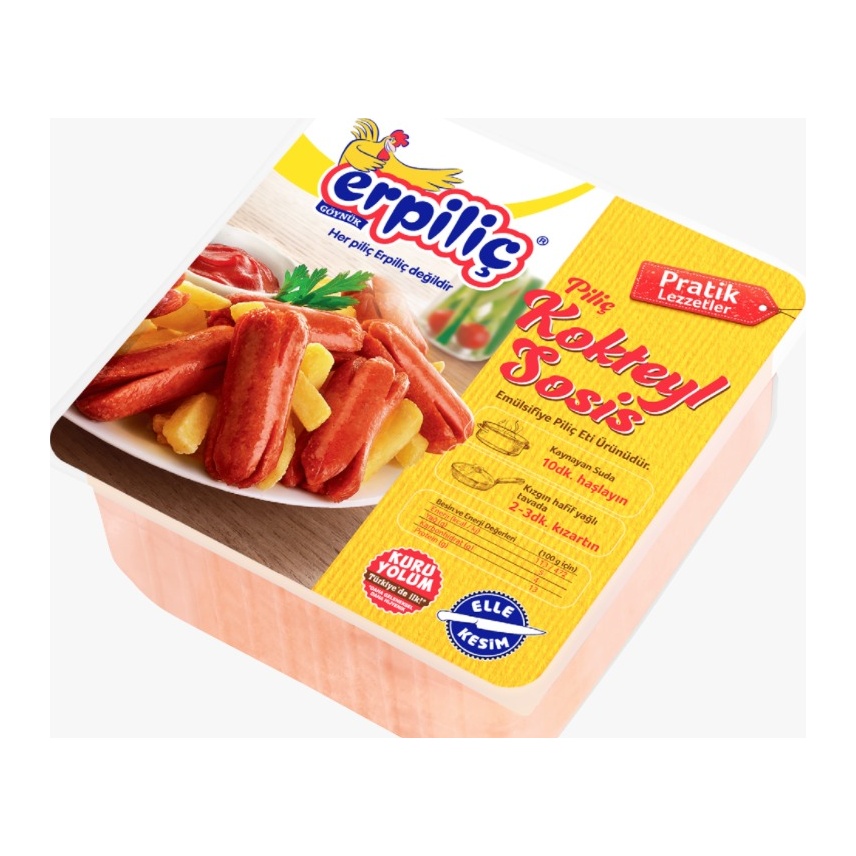 Erpiliç Piliç Kokteyl Sosis 300 Gr