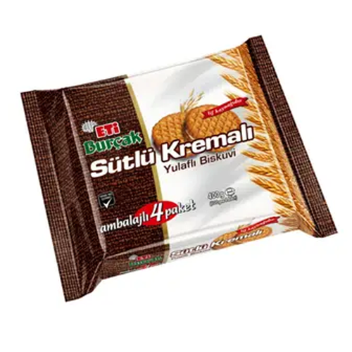 Eti Burçak Sütlü Kremalı 4'lü 400 Gr