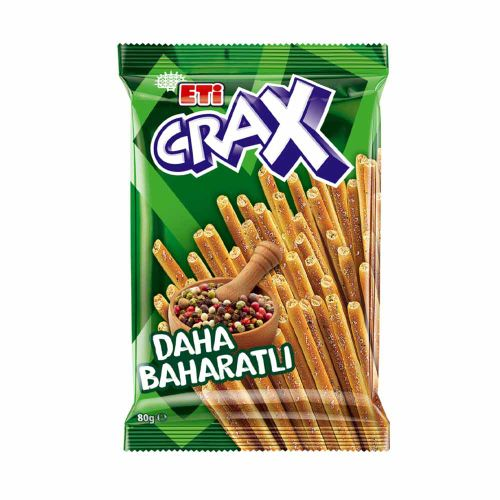 Eti Crax Baharatlı Çubuk Kraker 80 Gr