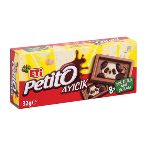 Eti Petito Ayıcık Mini Sütlü Çikolata 32 Gr