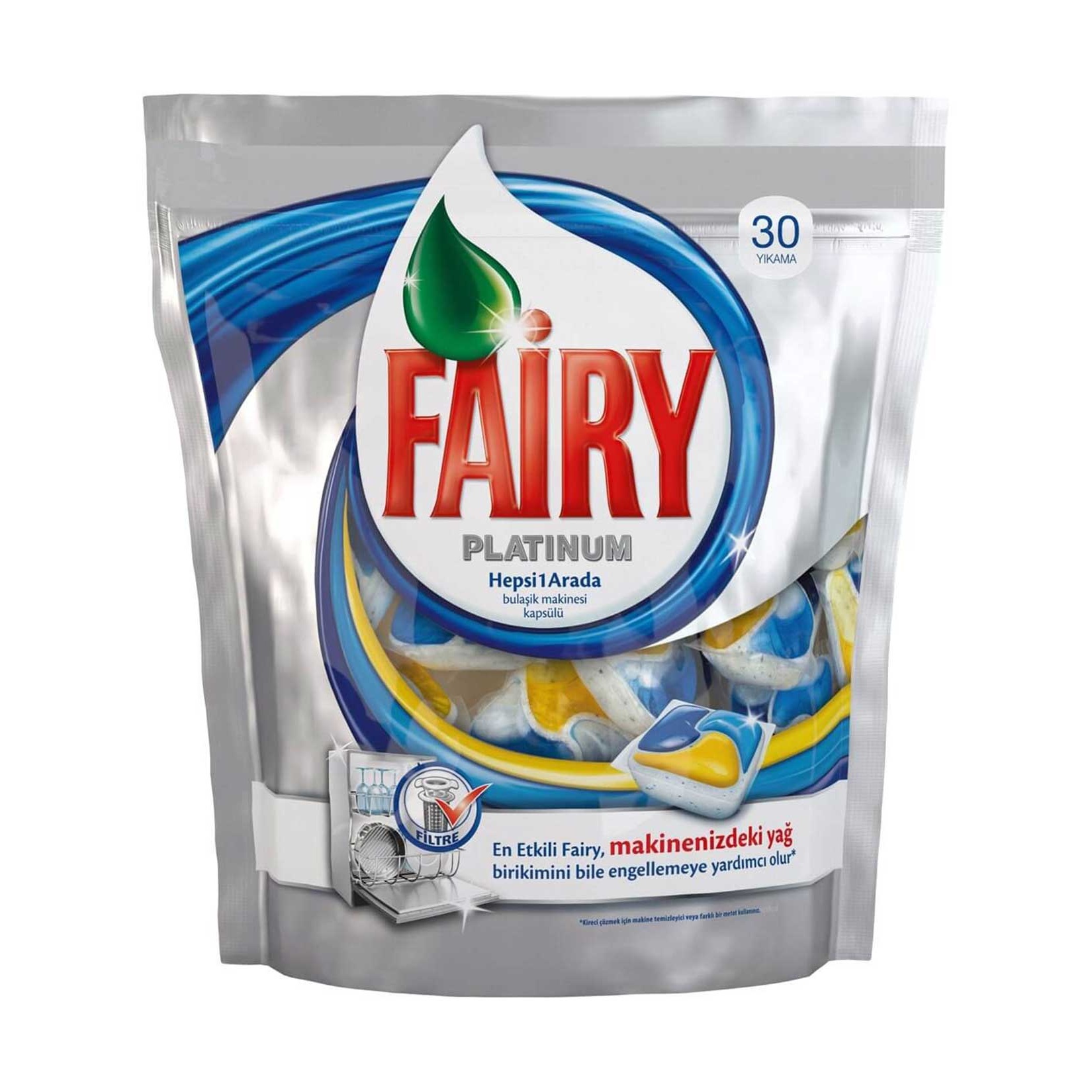 Fairy Platinum Bulaşık Makinesi Kapsülü 30 Adet