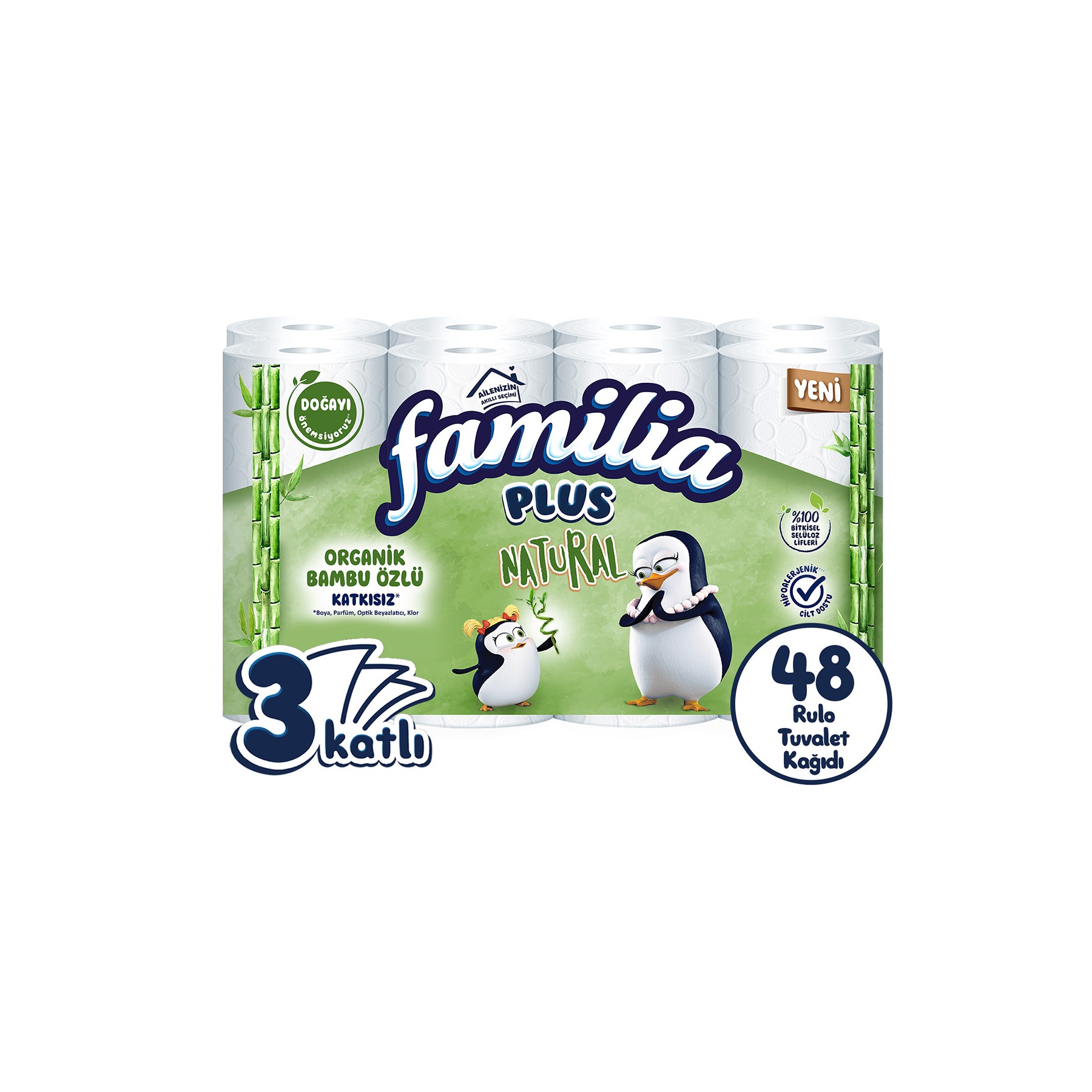 Familia Natural 3 Katlı Tuvalet Kağıdı 48 Adet