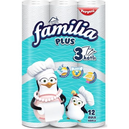 Familia Plus Natural Kağıt Havlu 12 Adet