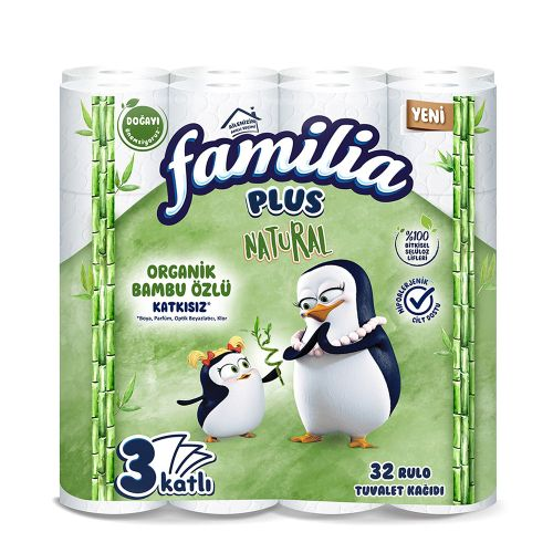 Familia Plus Natural Tuvalet Kağıdı 32 Adet