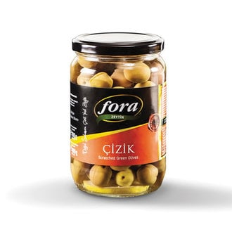 Fora Edremit Çizik Yeşil Zeytin 261-290 1000 Gr