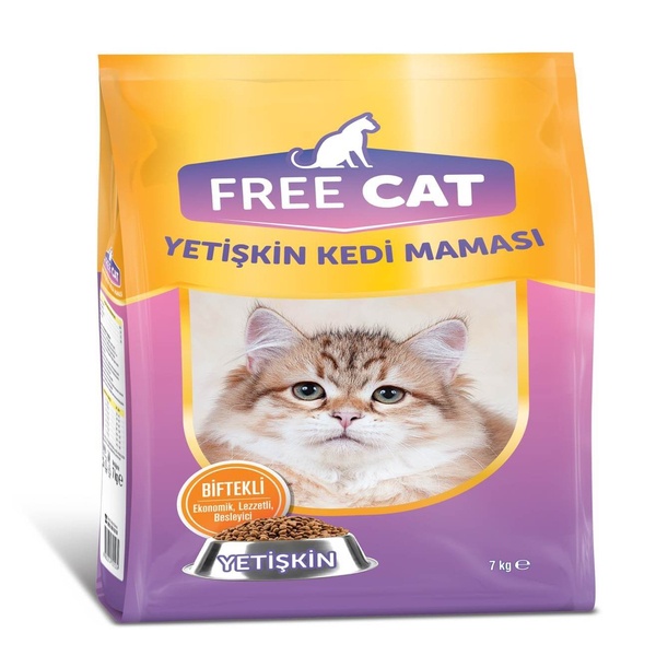 Free Cat Biftekli Yetişkin Kedi Maması 7 Kg