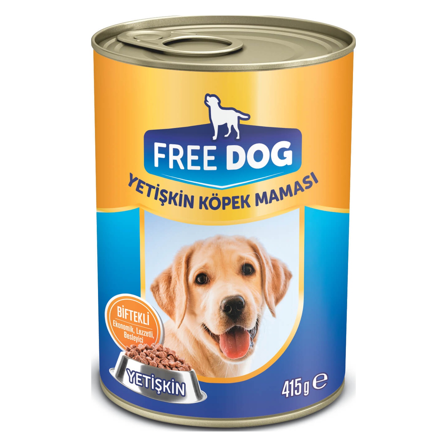 Free Dog Köpek Maması Biftekli Yetişkin 415 Gr