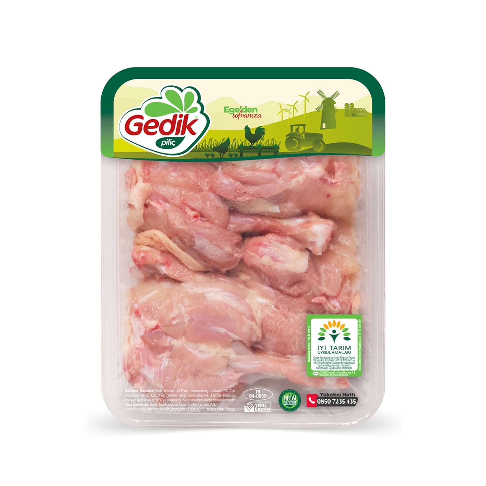 Gedik Tabaklı Piliç Pirzola 1 Kg